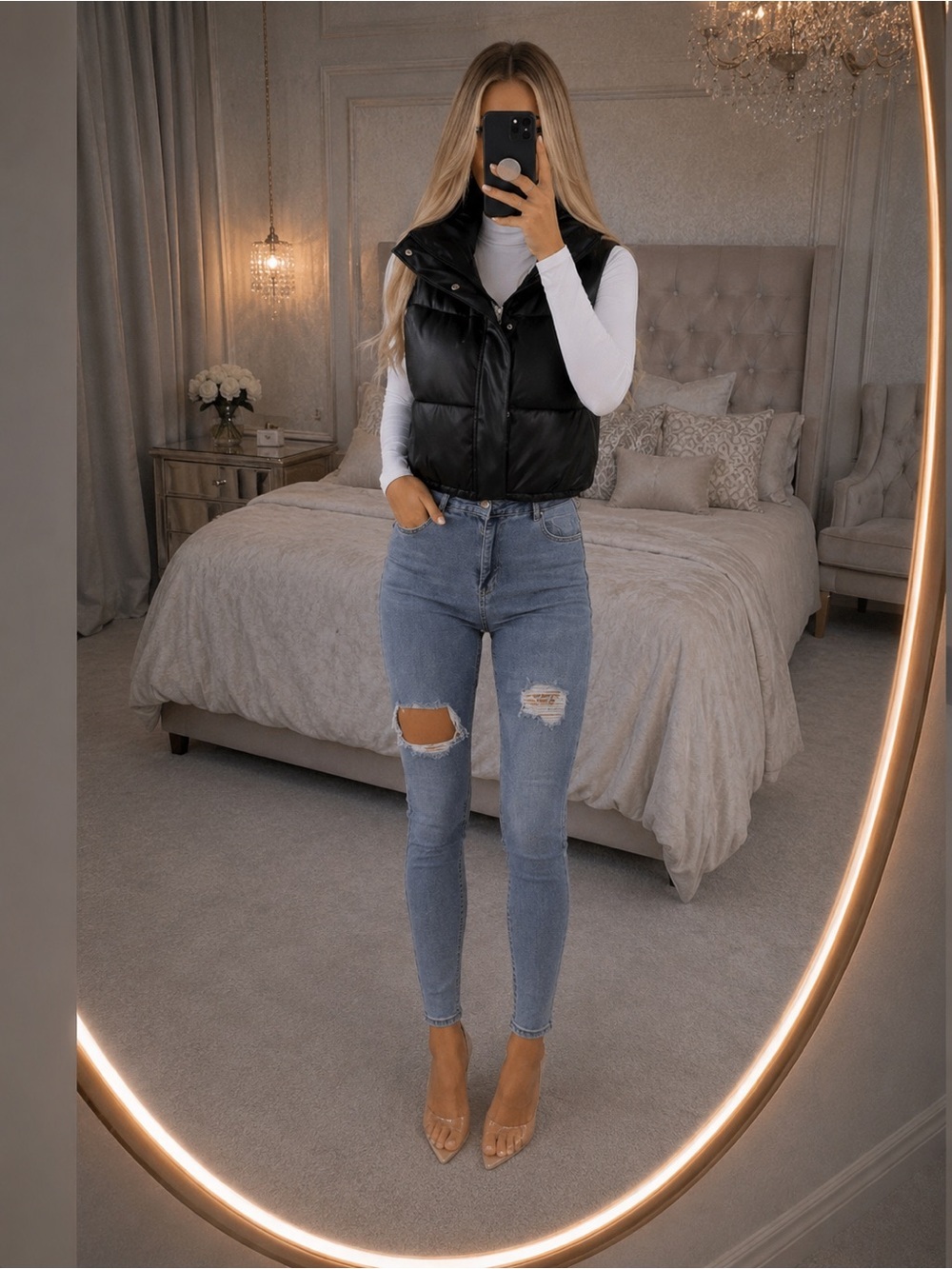 Leather vest ⭐️